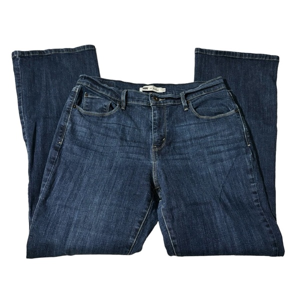 Levi's 515 Bootcut Denim Jeans Women’s Size 12 Medium Wash Mid Rise Stretch - Picture 2 of 12